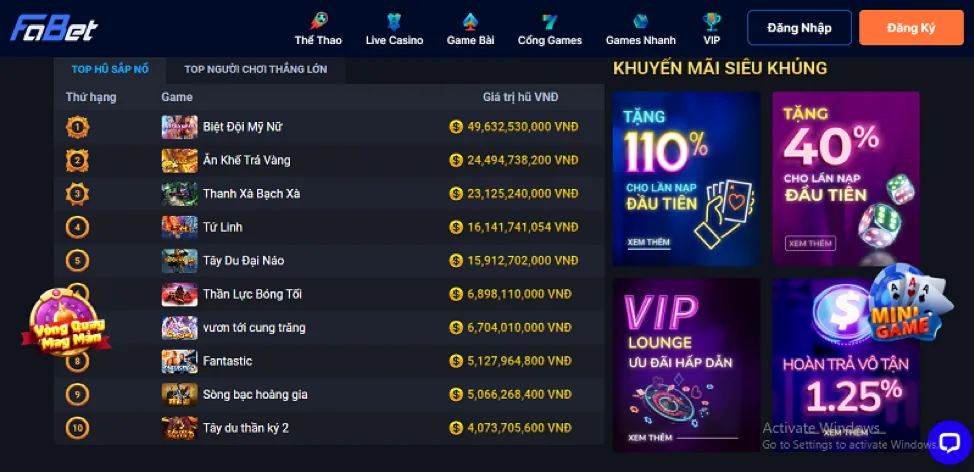 Các lợi ích độc quyền từ Winbet88 Code